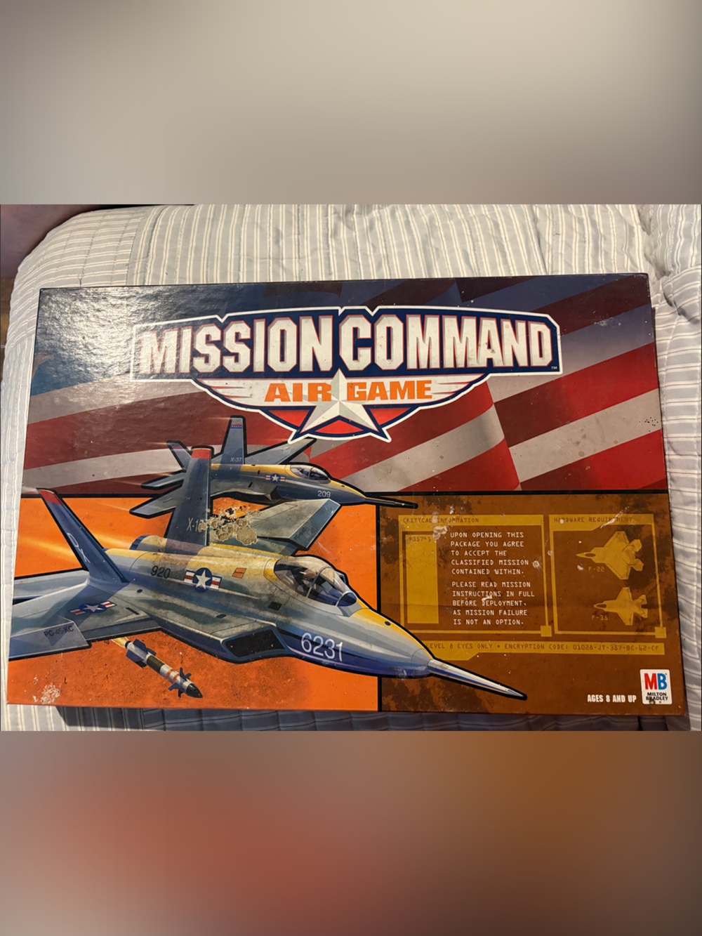 New old Vintage 2003 Hasbro Mission Command Air Game